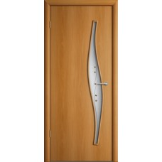 Дверь ламинированная остекленная Волна Фьюзинг