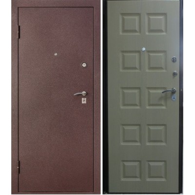 Дверь Цитадель 3 Контура (Бордовый Шелк) Венге, Белёный Дуб. МК  
